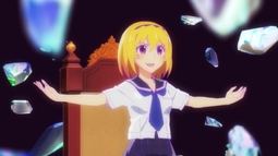 What a fool you are, Rika. I'm a god. How can you kill a god? What a grand and intoxicating innocence.